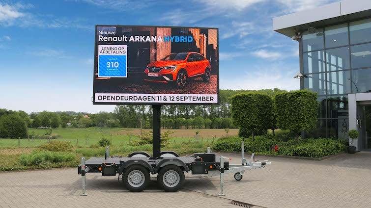 led scherm 6m huren - trailer voor outdoor, TV, Hi-fi & Vidéo, Télévisions, LED, Enlèvement ou Envoi, Comme neuf, 100 cm ou plus