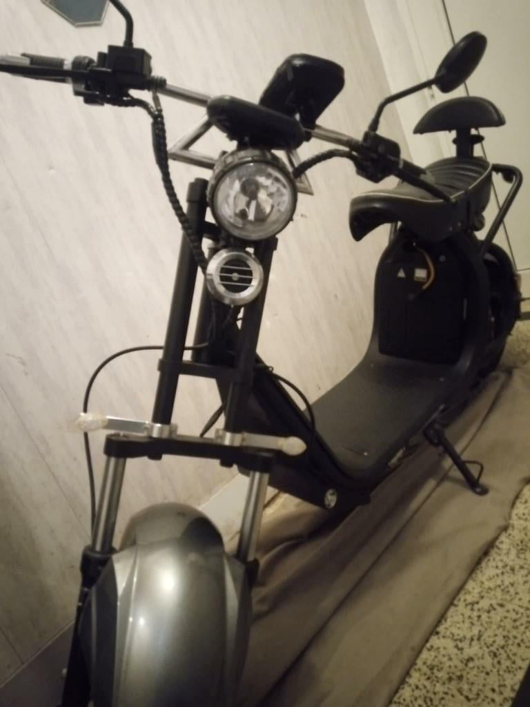 zeer  mooie electrice chopper te koop of te ruil kl b, Enlèvement, Comme neuf, Classe B (45 km/h)