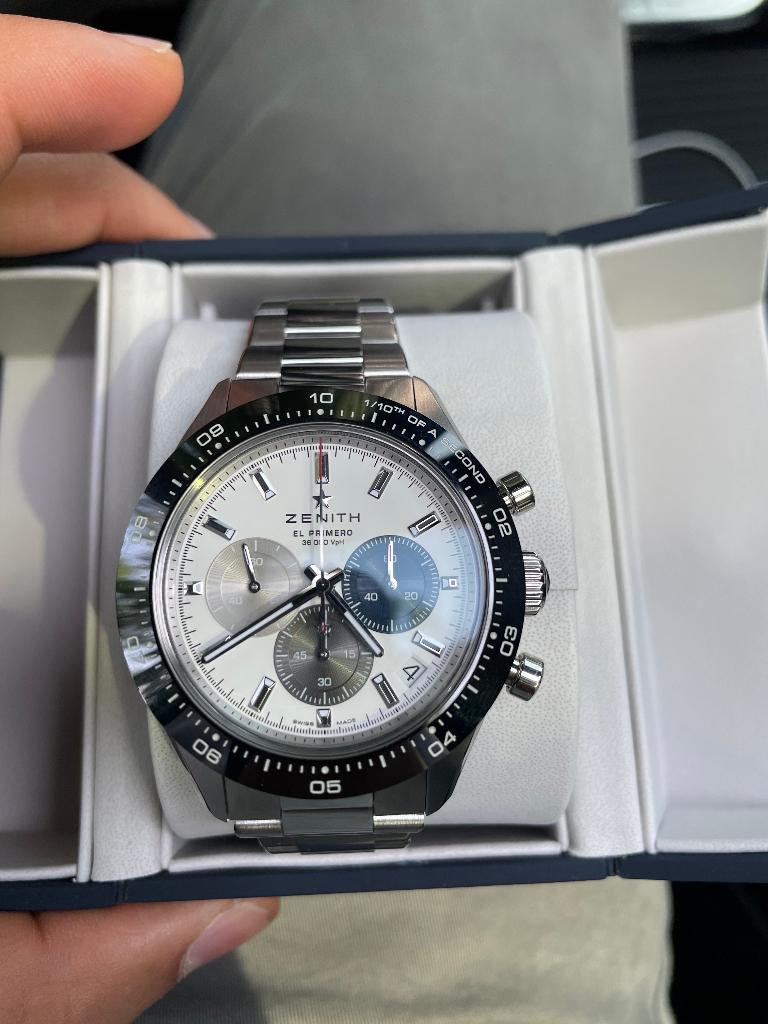 Superbe montre Zenith Chronomaster sport, Enlèvement, Comme neuf