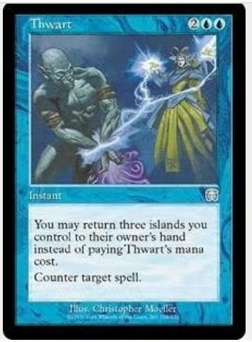 Thwart - MMQ - MTG - EX, Ophalen of Verzenden