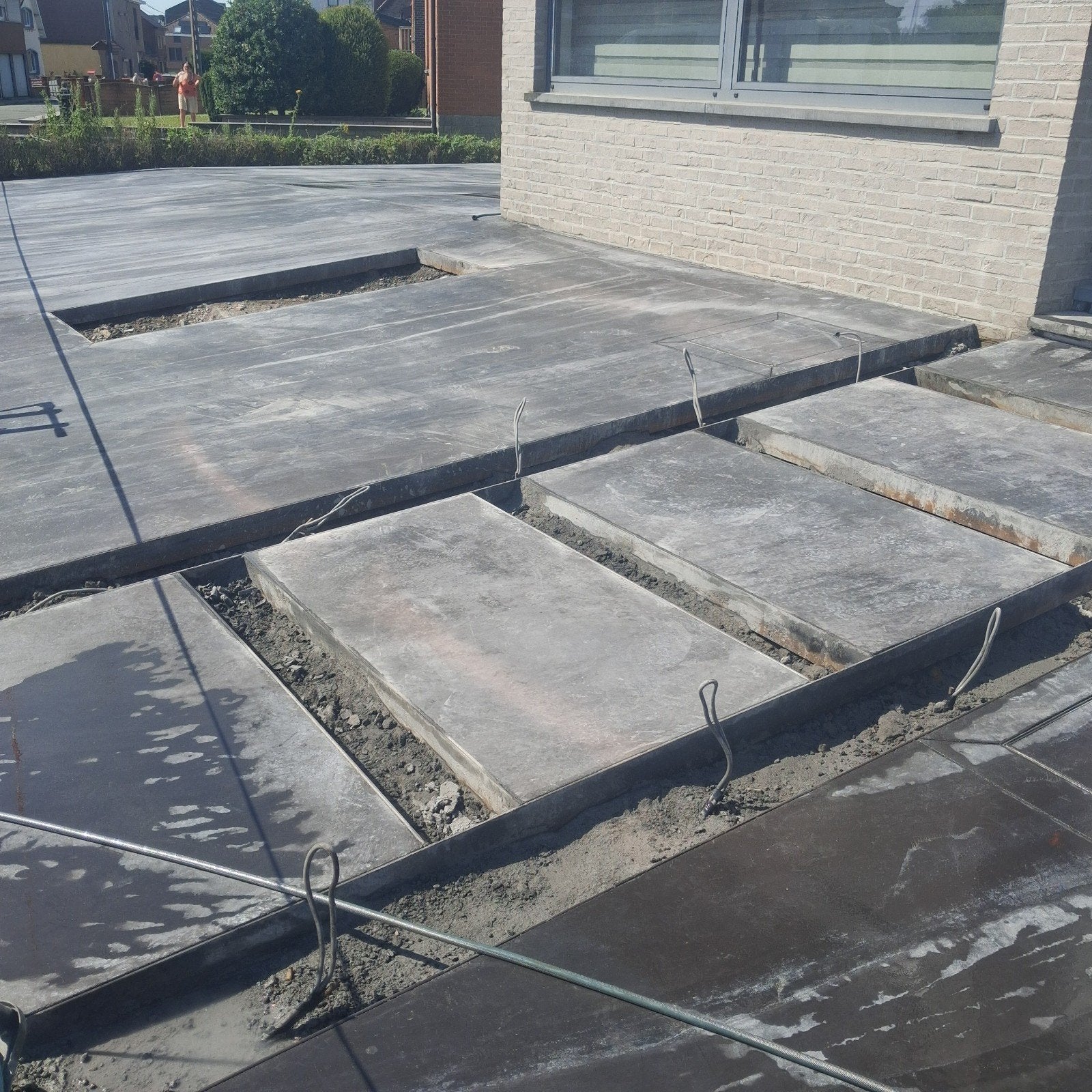 Béton lissé, terrasse, allée de jardin, béton désactivé,, Neuf, Enlèvement ou Envoi, Béton, Autres types