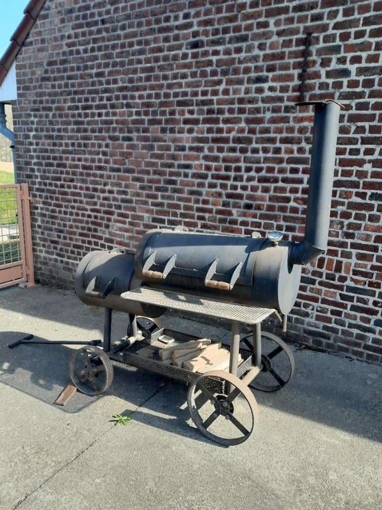 Bbq type oklahoma, Tuin en Terras, Brandhout, Ophalen