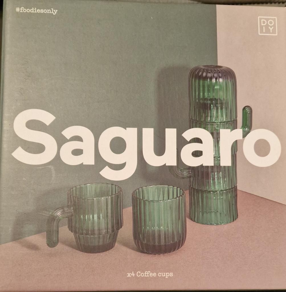 Set de 4 tasses Saguaro en forme de cactus (Neuf), Enlèvement
