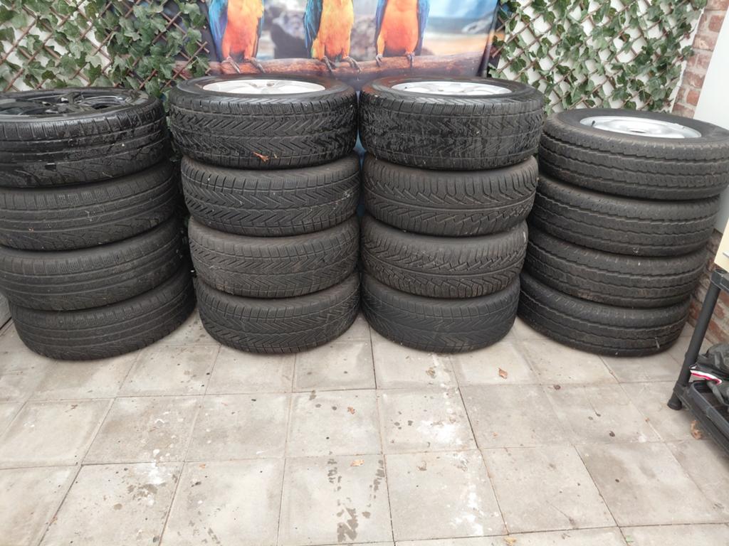 Velgen met banden verschillende sets, Auto-onderdelen, Banden en Velgen, Velg(en), Ophalen