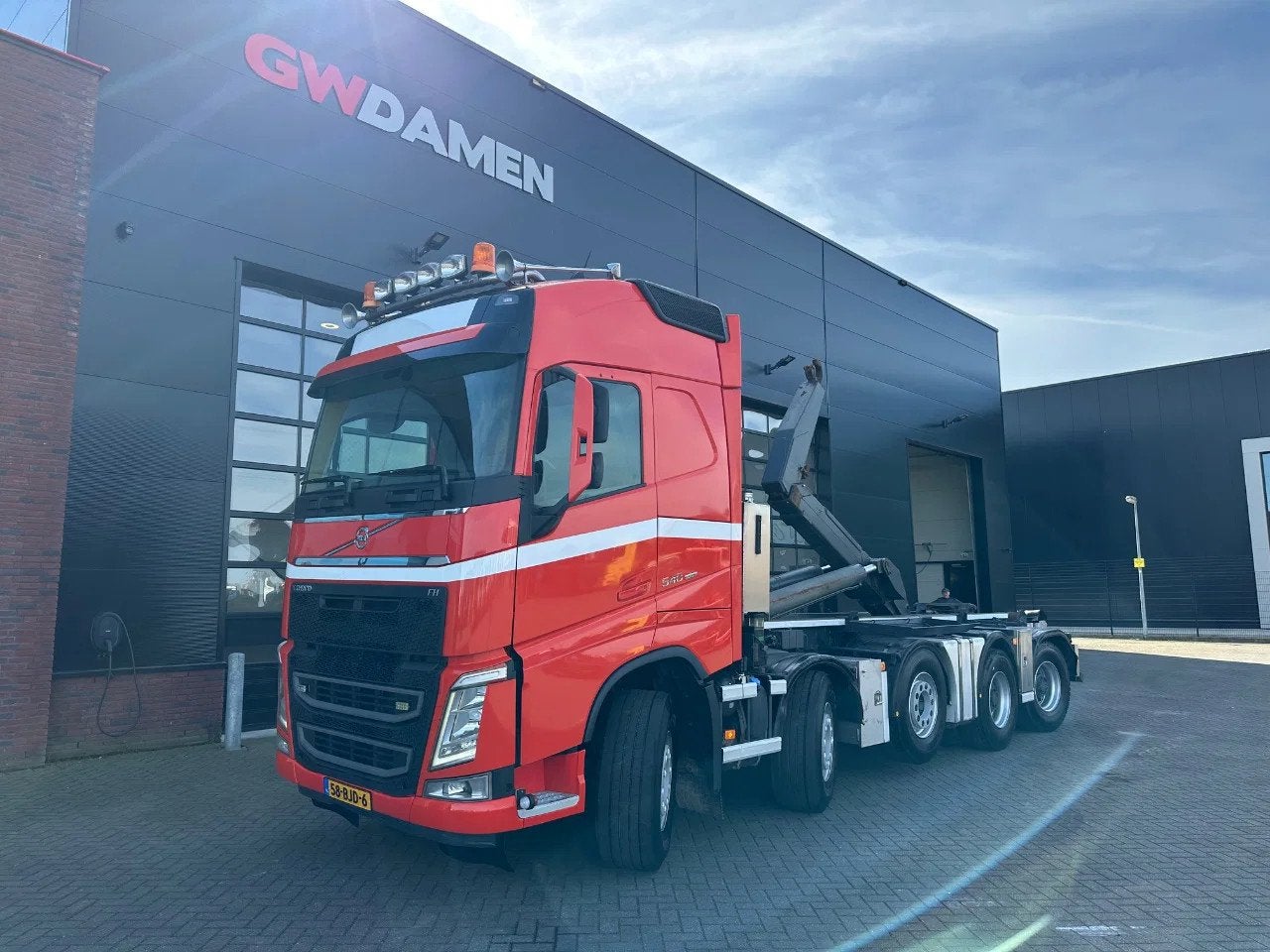 Volvo FH 540 10x4 40 Tons haaksysteem Euro 6 (bj 2017), Auto's, Automaat, Leder, Diesel, 551 pk