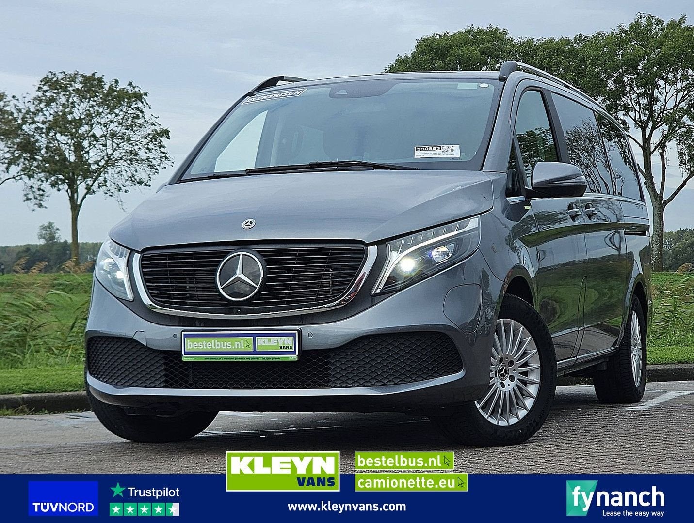 Mercedes-Benz EQV 300 L2 Navi 7-Persoons 90kWh WLTP-365Km 11, Automaat, Mercedes-Benz, Zilver of Grijs, Te koop