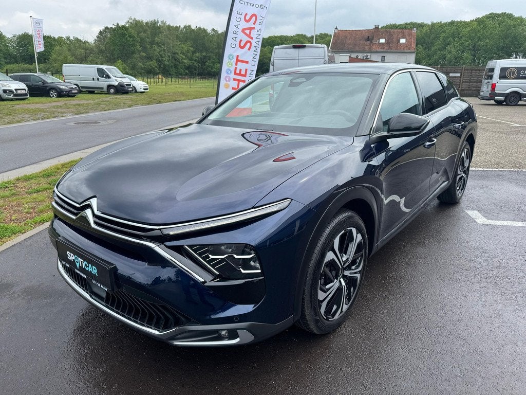 Citroën C5 X 1.2 PURETECH 130PK EAT8 PLUS ( AUTOMAAT ), Gebruikt, Blauw, 96 kW, 5 zetels