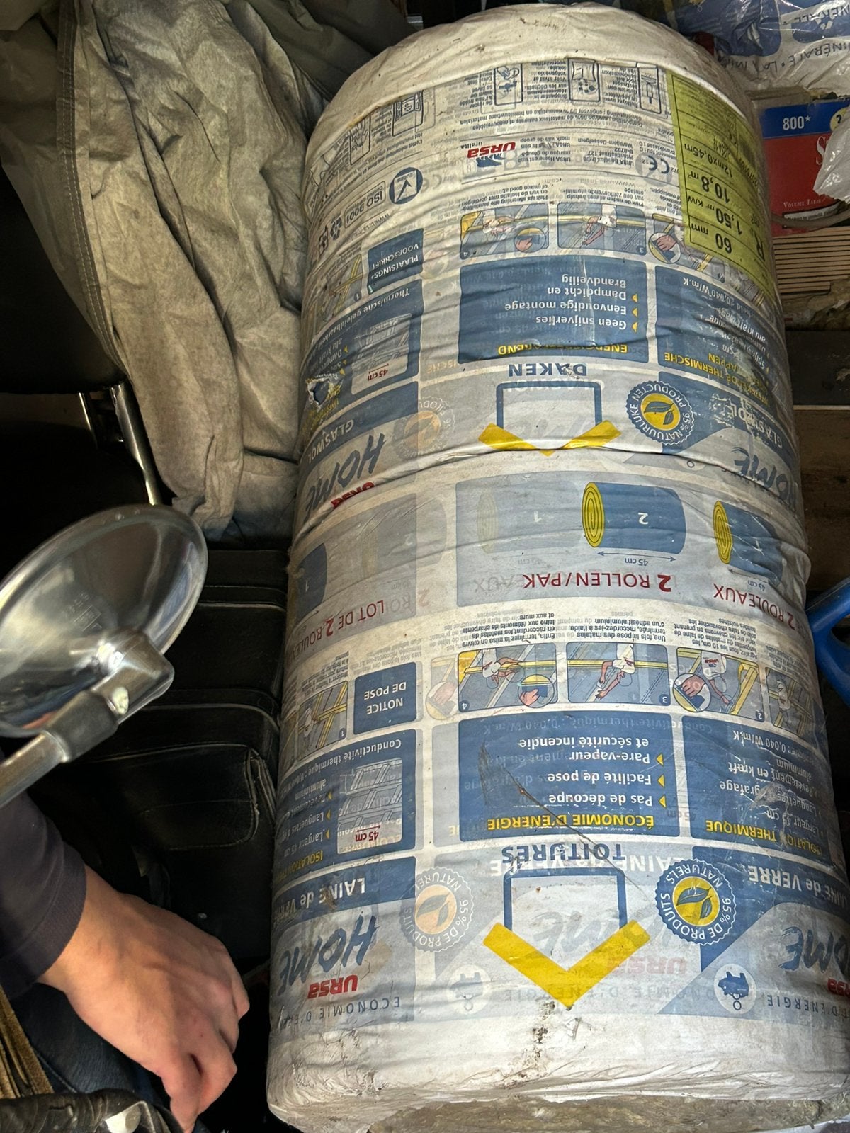 URSA Hometec glaswol isolatierol – nieuw, Ophalen, Glaswol