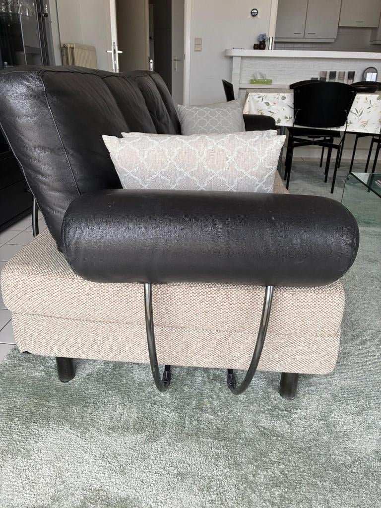 sofa, Maison & Meubles, Canapés | Coins salons complets, Utilisé, Cuir, Tissus, Enlèvement