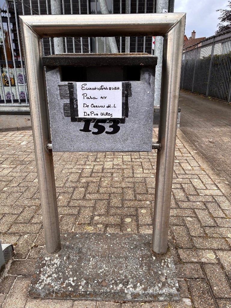 brievenbus, Tuin en Terras, Ophalen, Gebruikt, Inox, Staande brievenbus