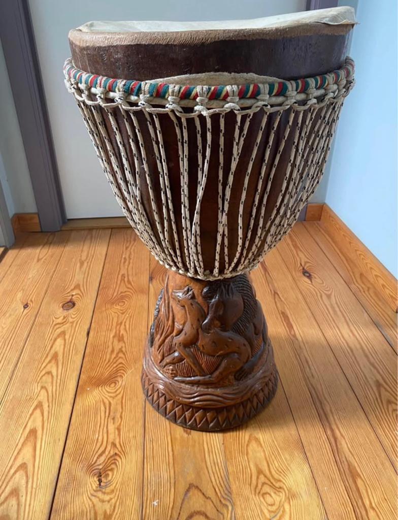 Zeer mooie Djembe - opknapper, Ophalen, Gebruikt