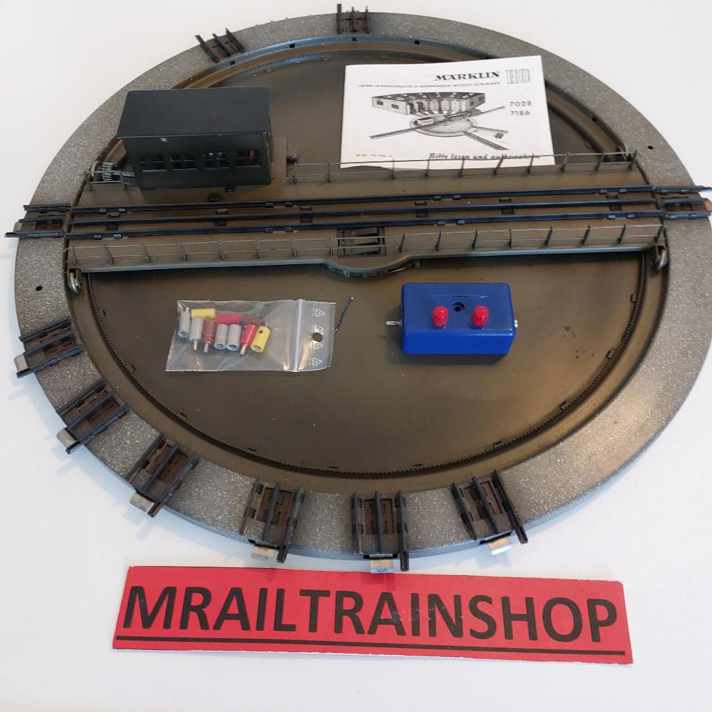 7186 Marklin - Draaitafel/Plaque tournante(E2600212), Hobby en Vrije tijd, Jd180@telenet.be, Wisselstroom, Marklin, Rails