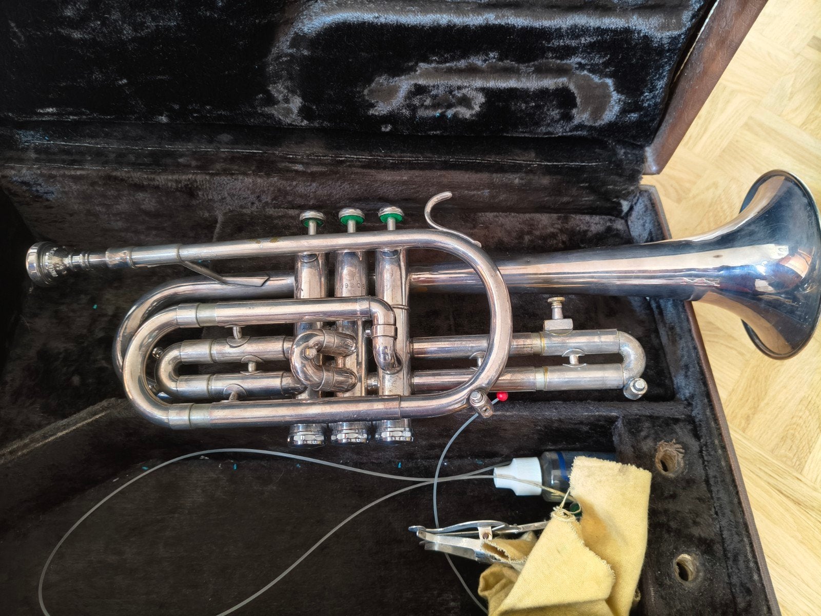 getzen 300 trompet cornet met koffer, Muziek en Instrumenten, Ophalen, Met koffer