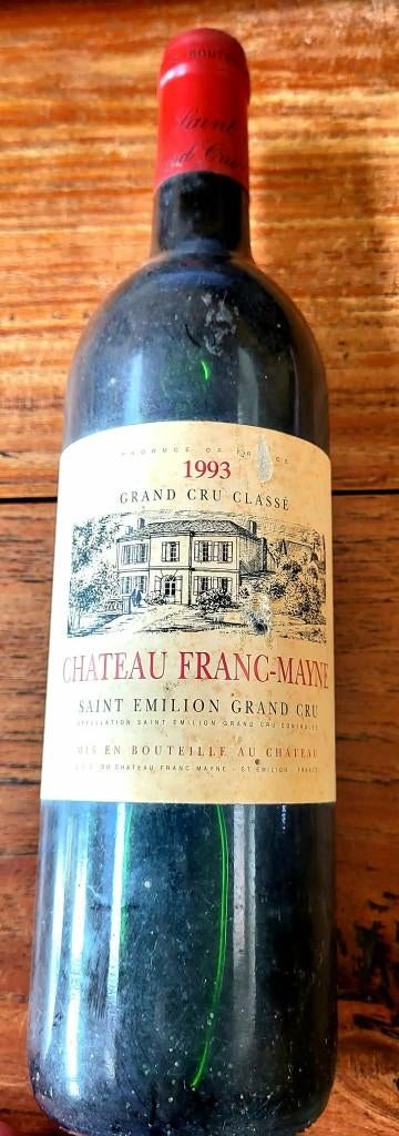 Château FRANC-MAYNE Grand Cru Classé 1993, Enlèvement ou Envoi, Pleine, Vin rouge, France