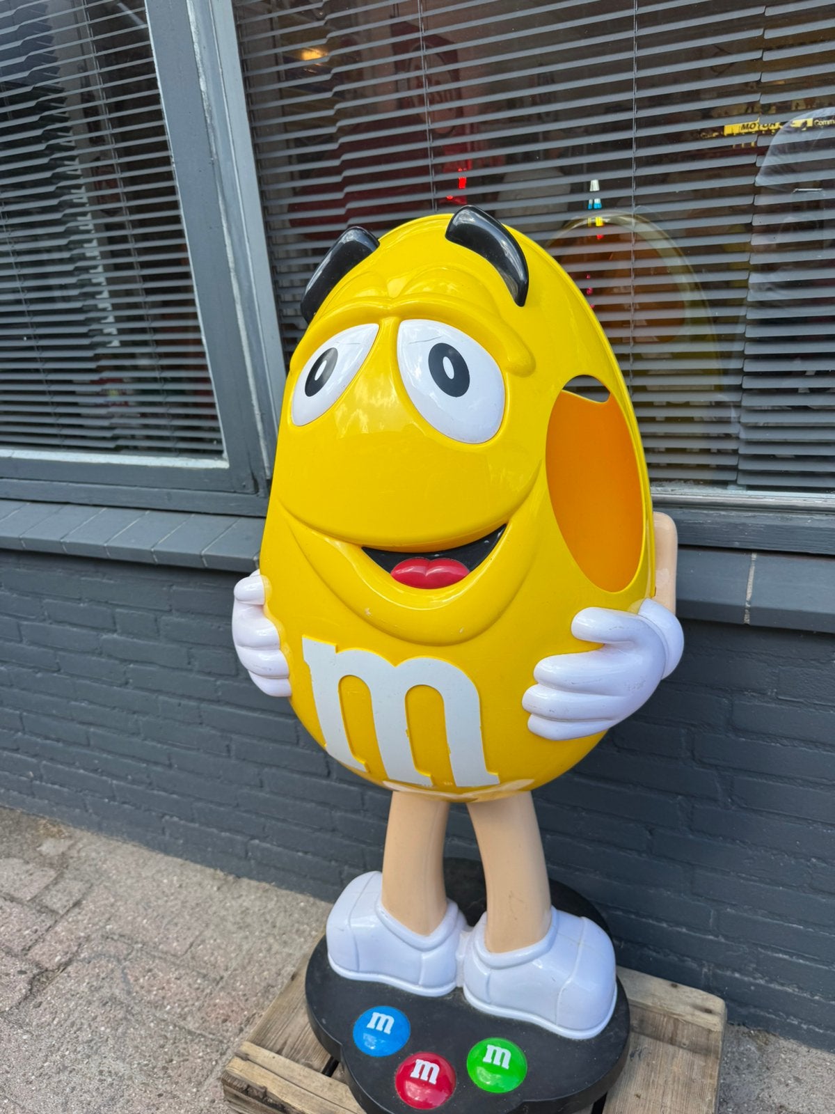 M&M Reclame beeld / dispencer USA, Ophalen, Gebruikt, Reclamebord