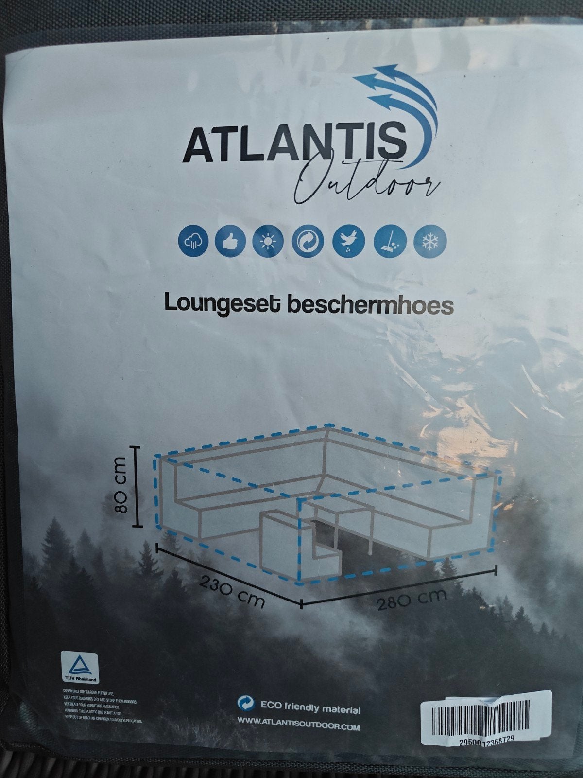 loungeset beschermhoes Atlantis, Ophalen, Loungeset
