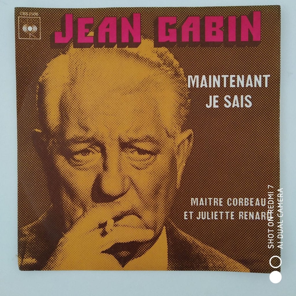 JEAN GABIN 1974 45t 7"., Enlèvement ou Envoi, Utilisé, 7 inch