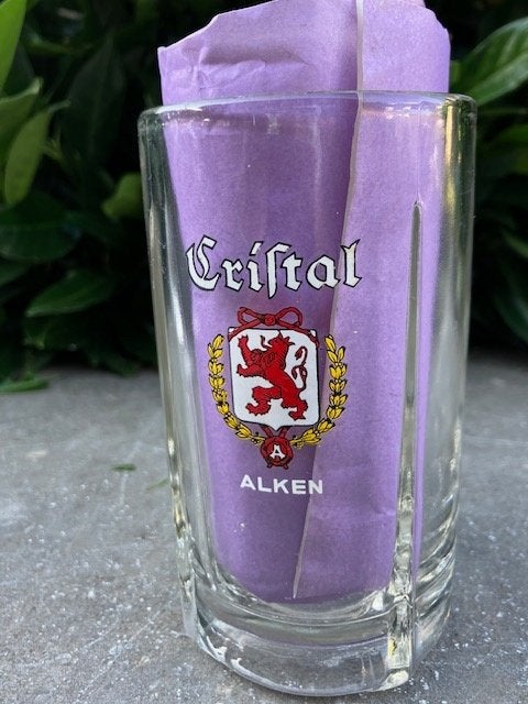 VIEUX VERRE À BIÈRE. CHOPE À BIÈRE EN CRISTAL, Collections, Enlèvement ou Envoi, Comme neuf, Verre ou Verres