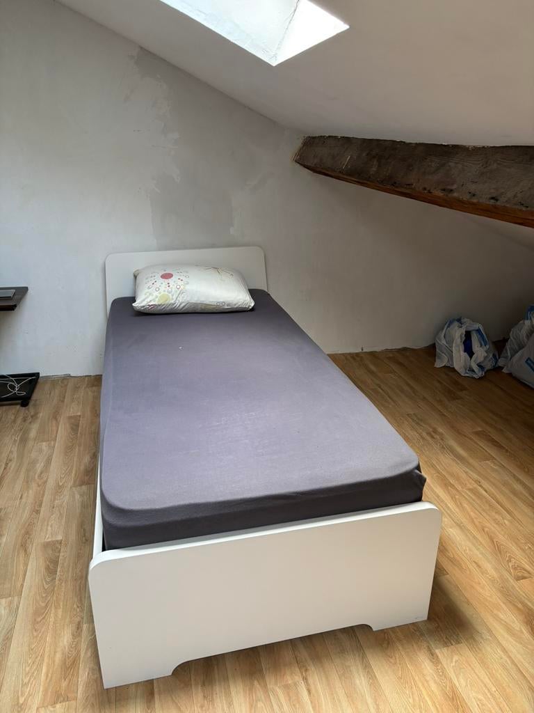 Lit 1 personne, Maison & Meubles, Chambre à coucher | Lits, Enlèvement, Comme neuf