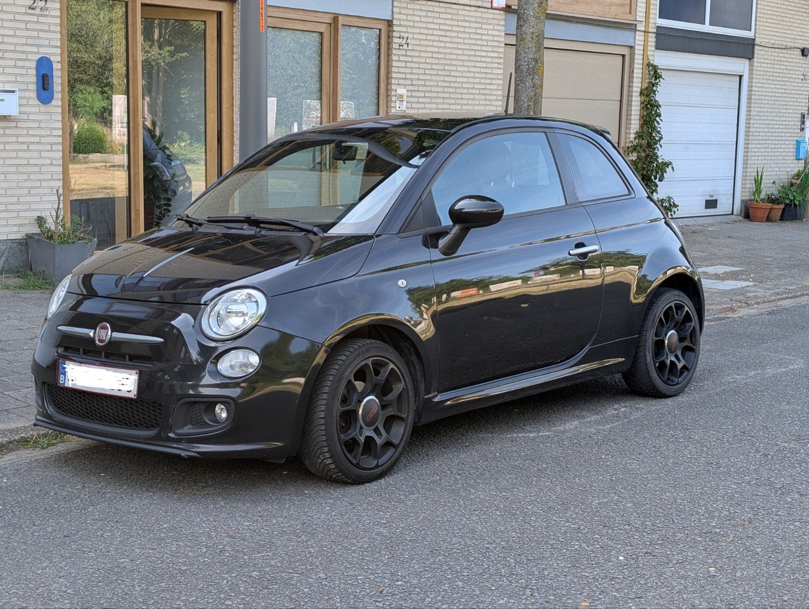 Fiat 500S 1.2i Sport – Euro 6b – Gekeurd voor verkoop, Auto's, Voorwielaandrijving, 4 zetels, 4 cilinders, Leder en Stof