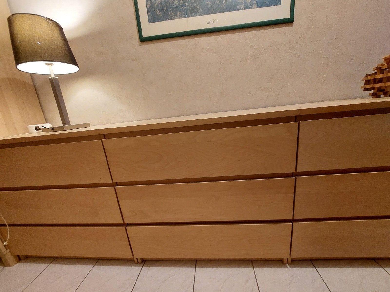 3 commodes Ikea, 3 ou 4 tiroirs, 25 à 50 cm, Moins de 100 cm, Comme neuf
