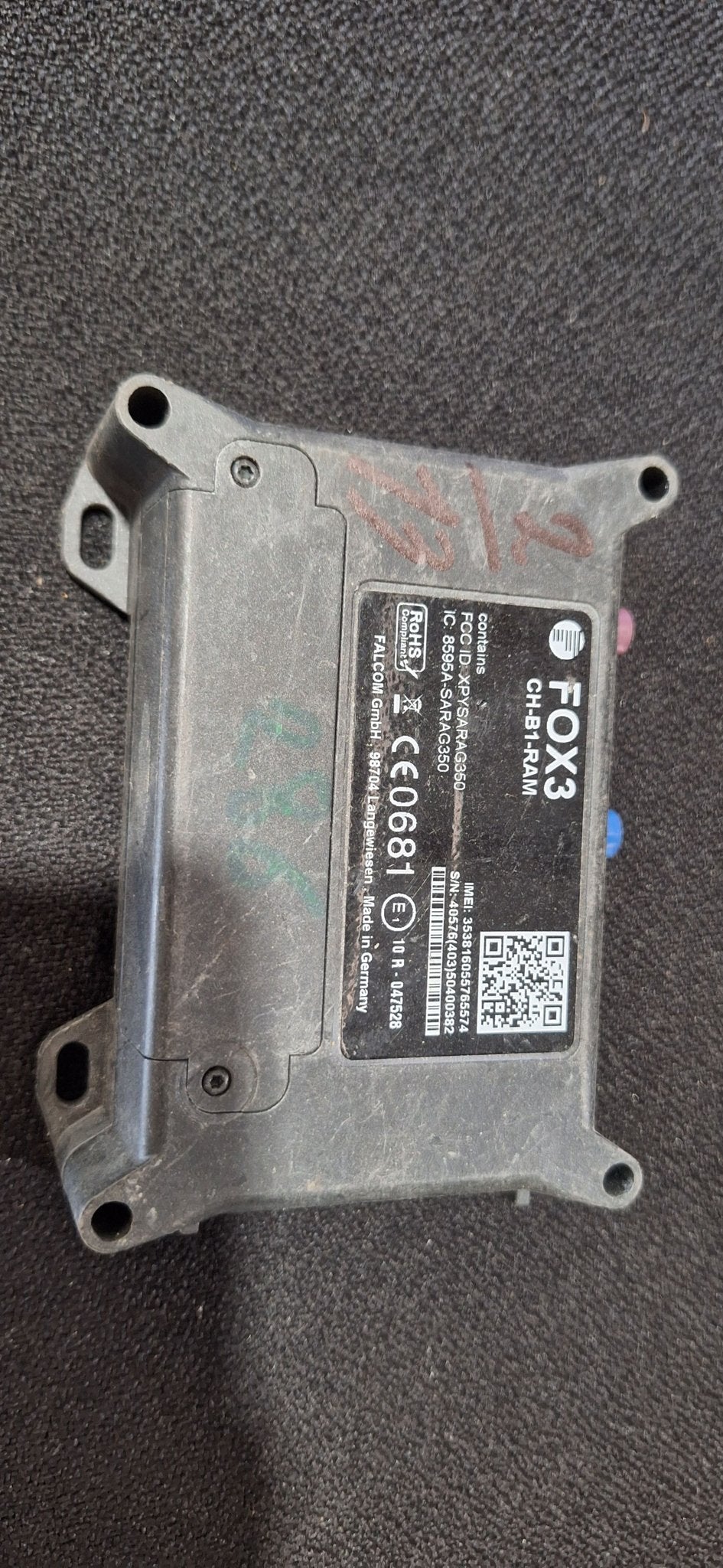 FALCOM FOX3 CH-B1-RAM GPS Telematics Tracker Volgsysteem Mod, Gebruikt, -, -, Ophalen of Verzenden