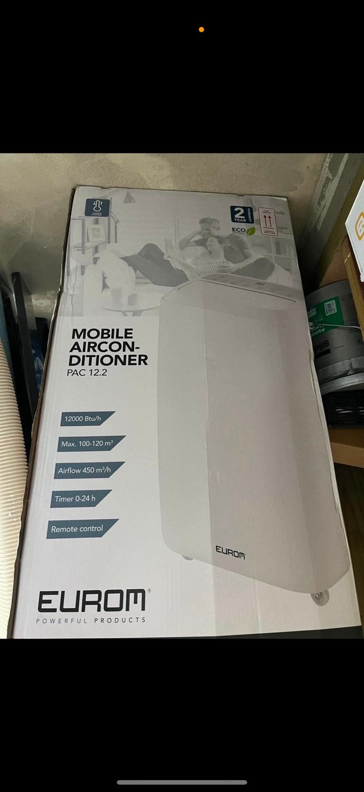 Mobiele airco, Elektronische apparatuur, Airco's, Ophalen, Zo goed als nieuw, Mobiele airco