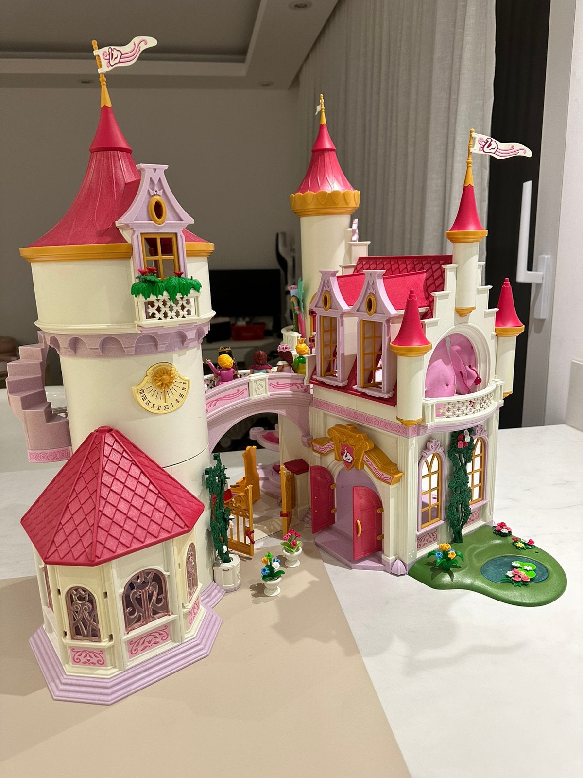 Groot prinsessenkasteel playmobil met extra sets, Ophalen of Verzenden, Zo goed als nieuw