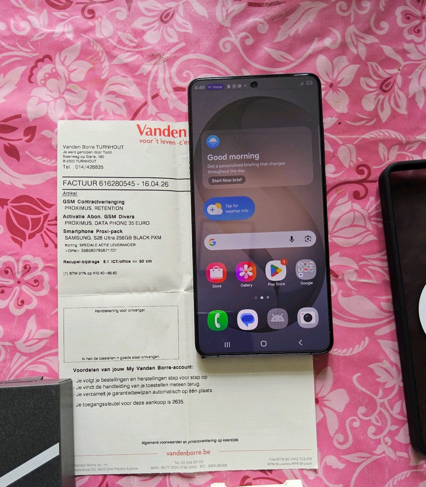 Samsung Galaxy S26 ultra 256 Go, presque neuf avec accessoir, Enlèvement ou Envoi