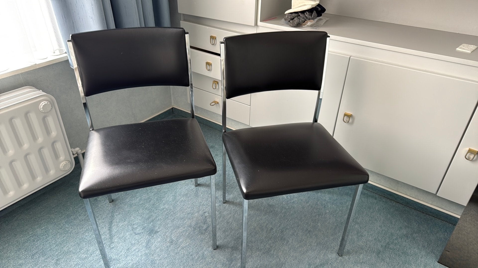 Stoelen retro, 2 stuks, Huis en Inrichting, Ophalen, Zo goed als nieuw, Twee