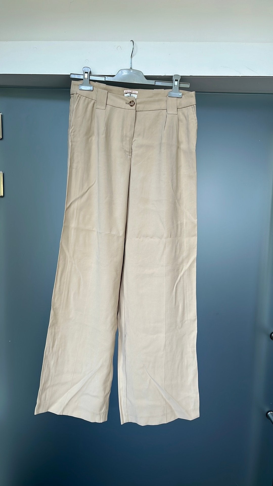 Nieuwe broek Tom Tailor maat 38, Kleding | Dames, Ophalen, Nieuw, Maat 38/40 (M), Beige