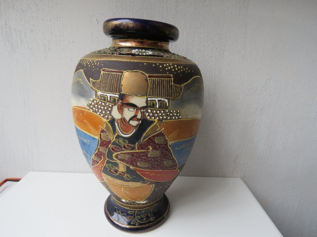 Vintage Kozan Satsumavaas, Ophalen of Verzenden