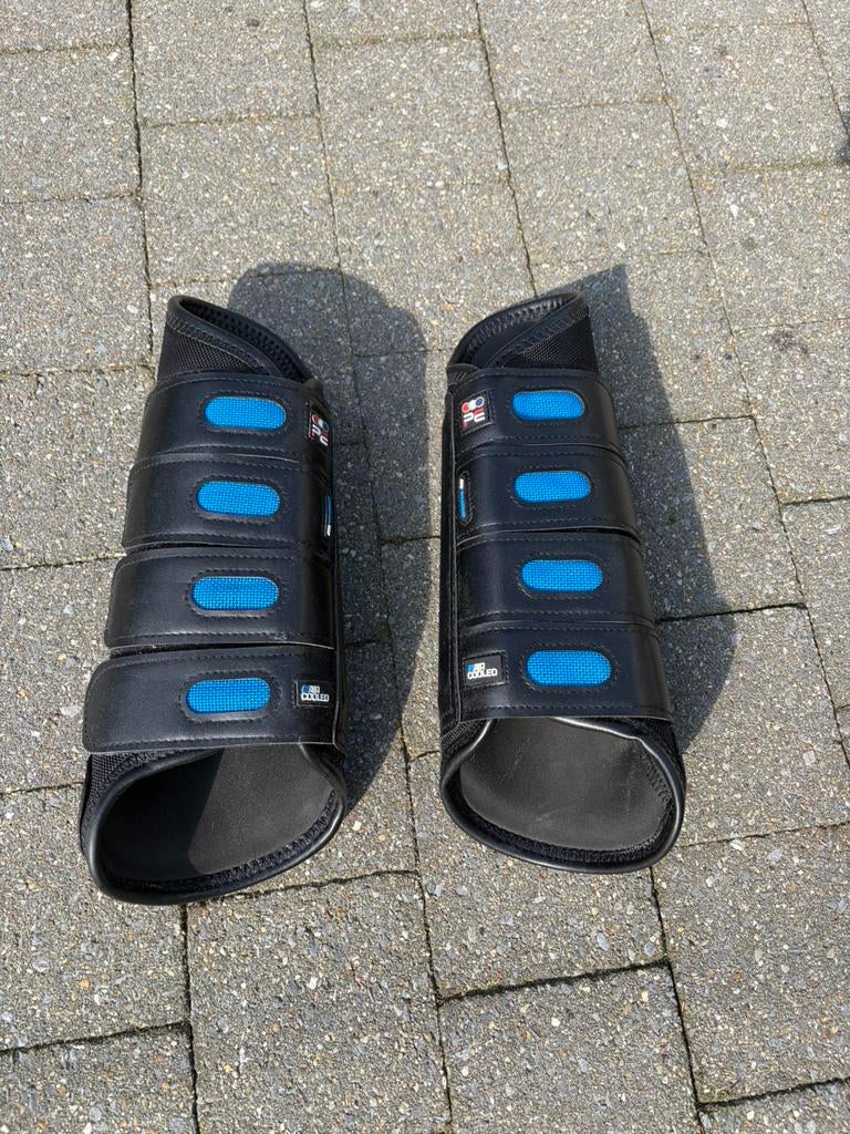 PREMIER EQUINE AIR-COOLED EVENTING BOOT BACK Zwart MAAT L, Ophalen, Zo goed als nieuw