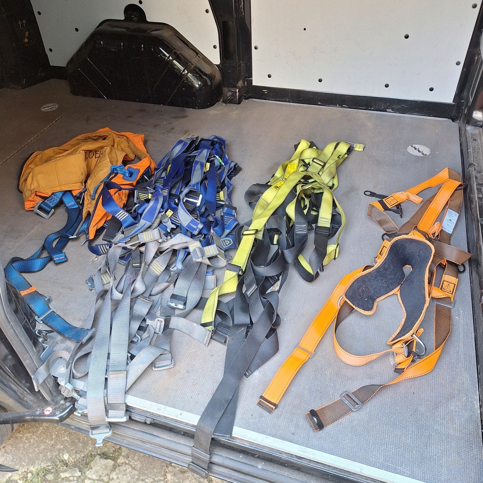 Diverse artikelen valbeveiliging, Doe-het-zelf en Bouw, Veiligheidskleding, Ophalen, Gebruikt
