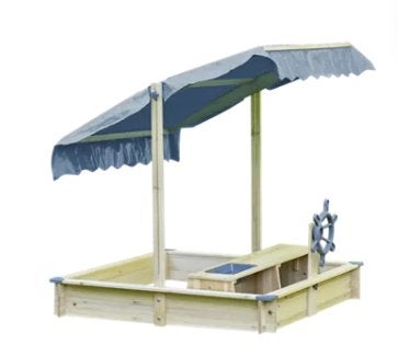 Houten Zandbak + Speelzand - NIEUW, Kinderen en Baby's, Speelgoed | Buiten | Zandbakken, Ophalen, Nieuw