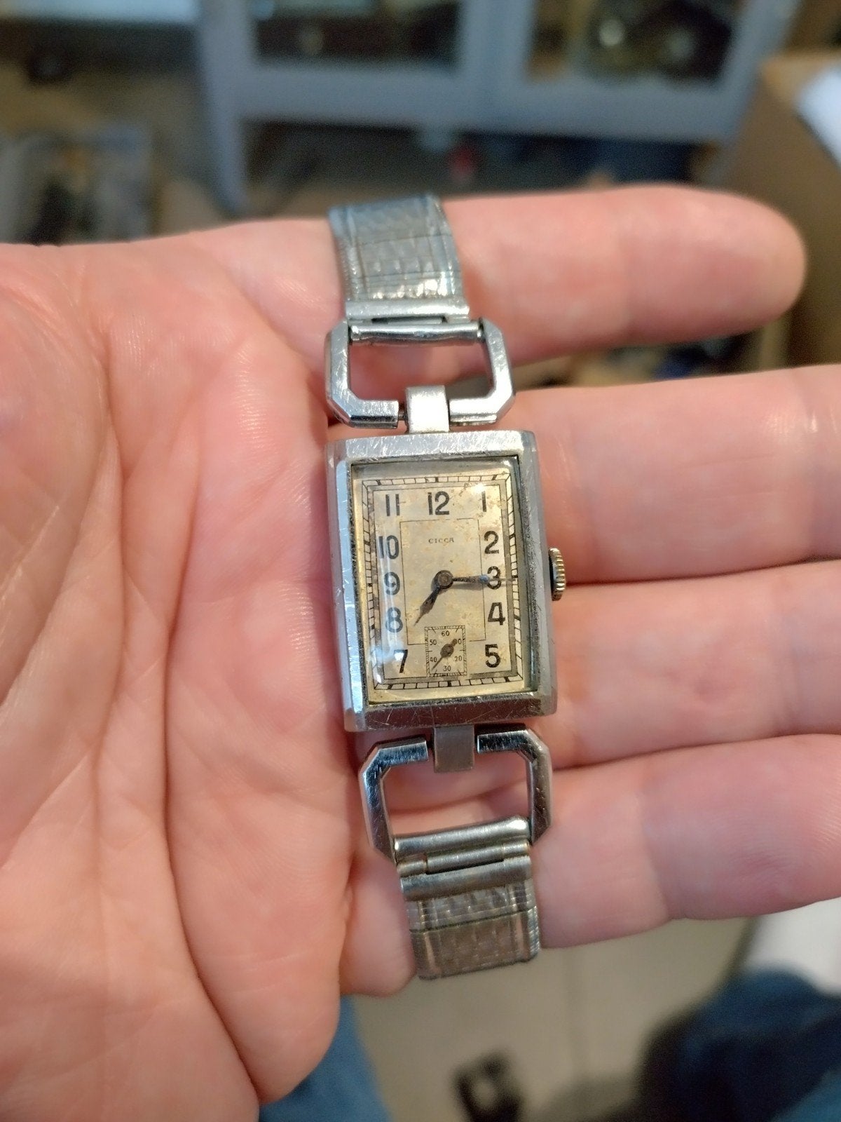 Montre spéciale : Cicca (cornes pivotantes), Enlèvement ou Envoi