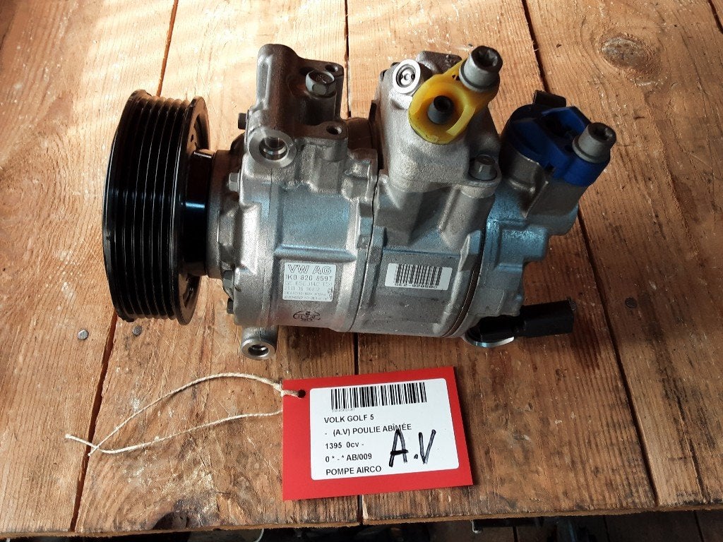 COMPRESSEUR CLIMATISATION Golf V (1K1) (1K0820859T), Volkswagen, Mevr. I. Hauben, Utilisé, Rue de l'Espoir 34 34
4030  GRIVEGNÉE, BE