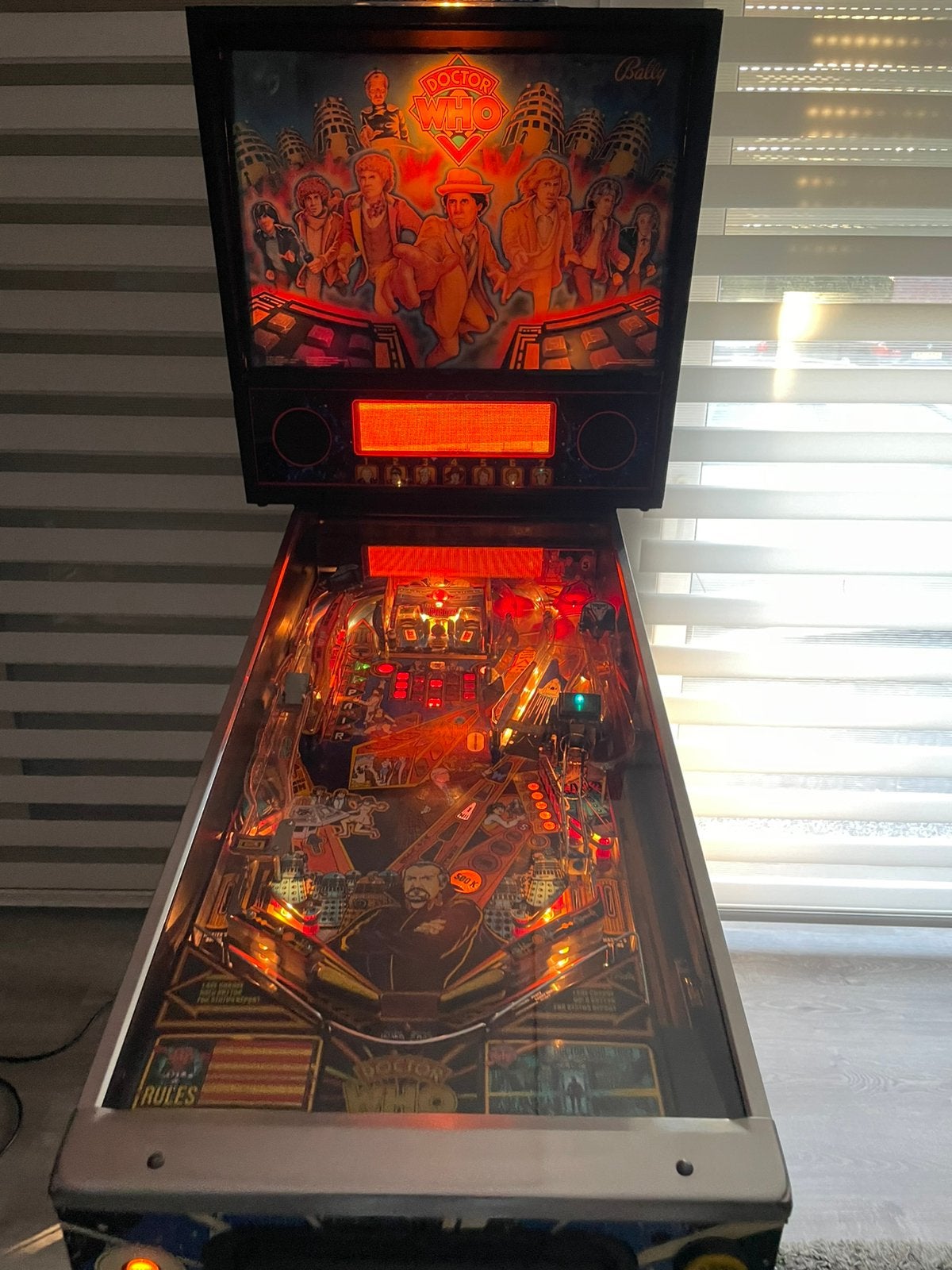 flipper Bally Dr Who, joli meuble, Collections, Bally, Flipper (jeu), Comme neuf, Enlèvement