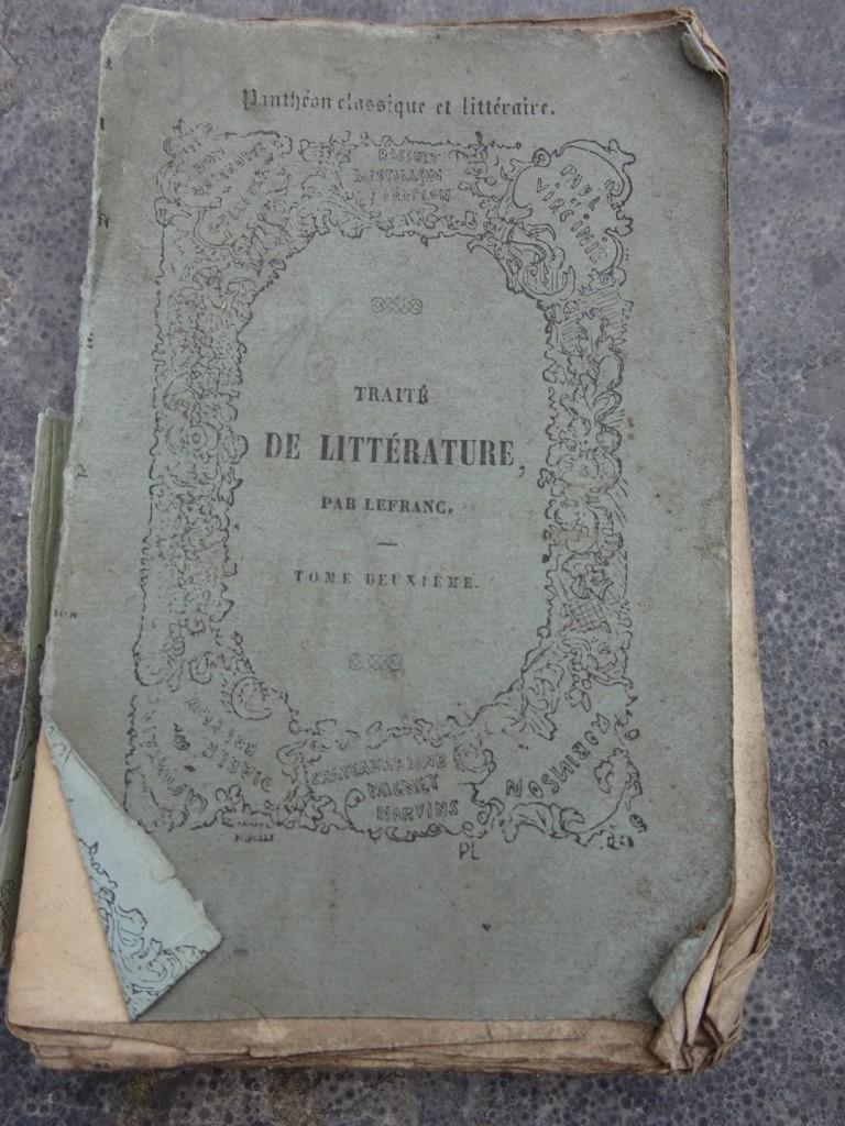 Traité de littérature par Lefranc – 1844, Ophalen of Verzenden
