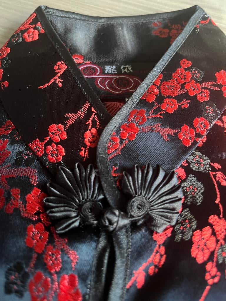 Nieuwe Chinese blouse, Kleding | Dames, Ophalen of Verzenden, Nieuw, Maat 38/40 (M), Zwart