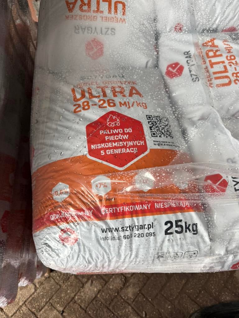Steenkool 15 e zak 550 per volle pallet, Enlèvement