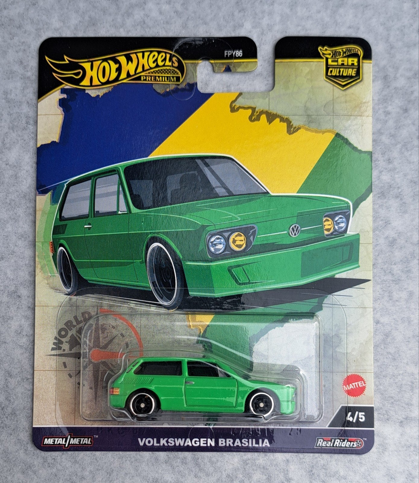 vw Brasilia hotwheels prémium, Enlèvement ou Envoi, Comme neuf, Voiture