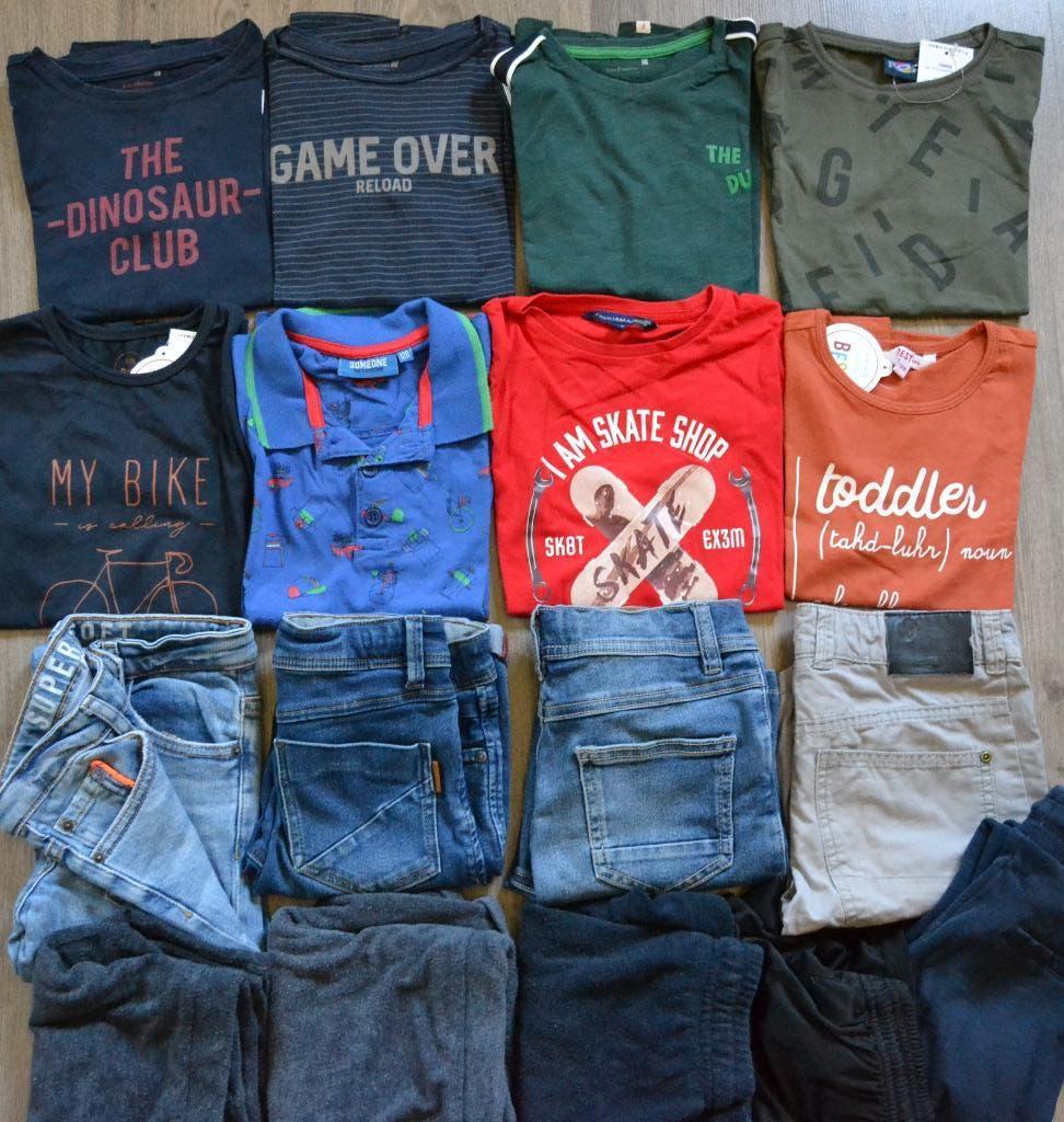 Pakket kledij maat 128, Kinderen en Baby's, Kinderkleding | Kinder-kledingpakketten, Gebruikt, Maat 128, Ophalen of Verzenden