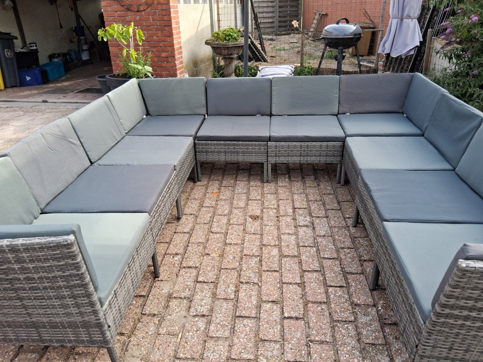 Tuinset groot prima staat kan geplaatst worden naar keuze 8, Tuin en Terras, Ophalen