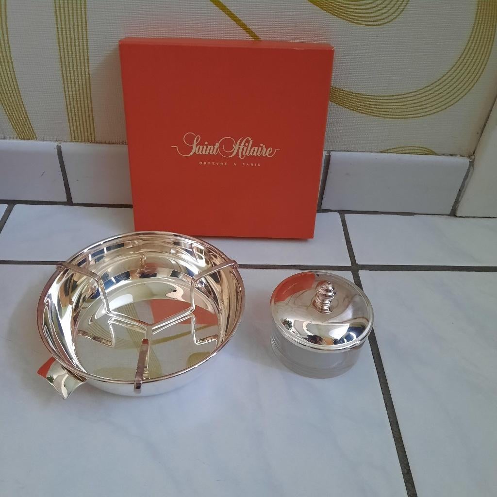 Saint Hilaire caviaar presenteerschotel, Ophalen, Effen, Glas, Schaal of Schalen