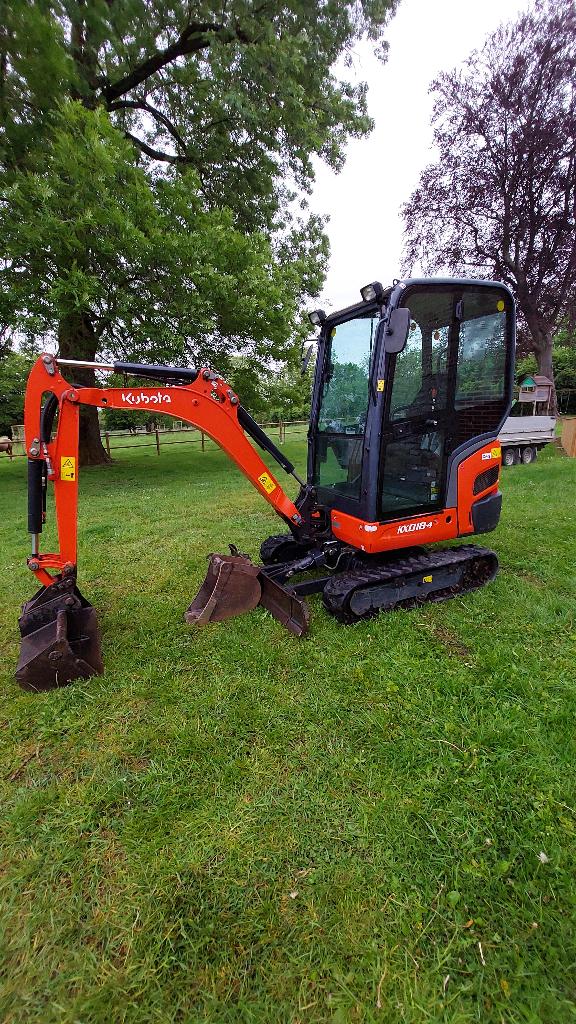 Kubota kx018-4, Ophalen, Graaflaadcombinatie