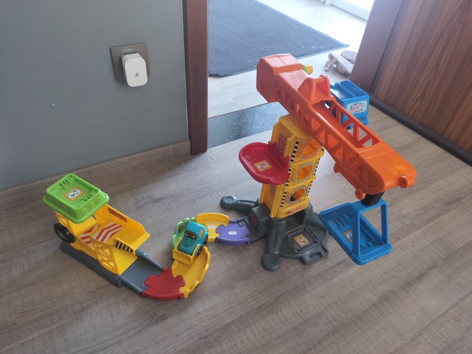 VTech Toet Toet Auto's Bouwplaats met Bob Bulldozer, Ophalen, Gebruikt