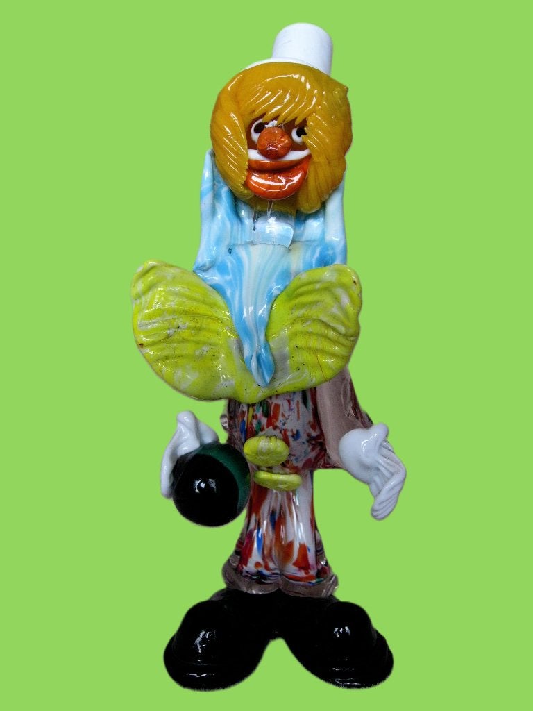 Clown met bal Murano., Ophalen