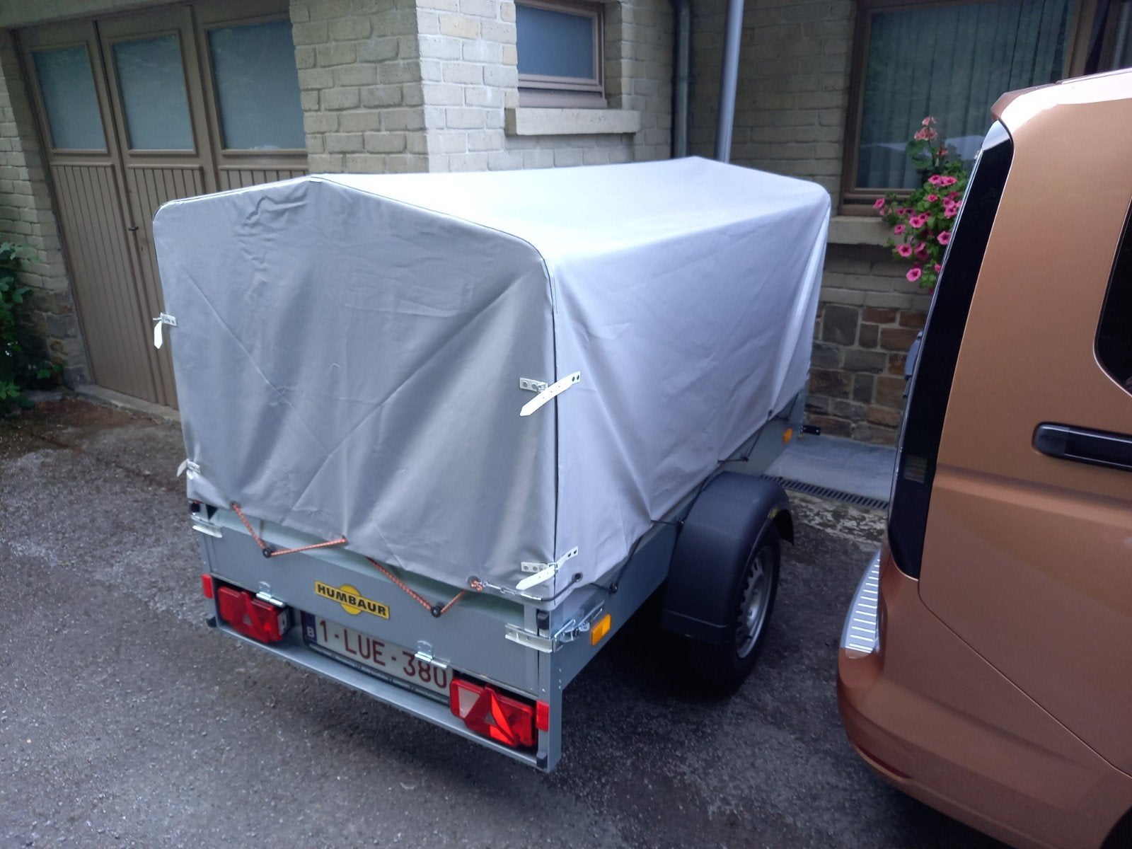 aanhangwagen humbauwer, Auto diversen, Aanhangers en Bagagewagens, Ophalen