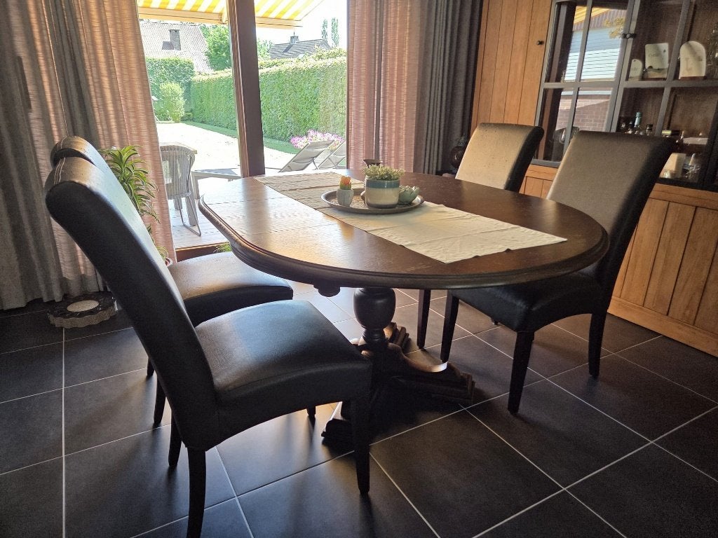 eiken eettafel (verlengbaar), Enlèvement, Utilisé, Autres formes, Chêne